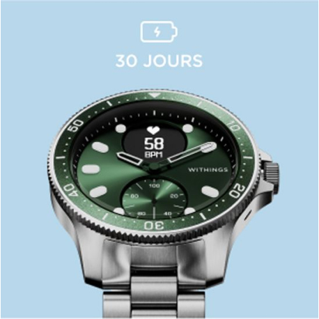 Horizon Scanwatch 43mm Verte - Édition Limitée Montre Connectée Hybride