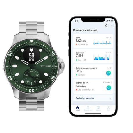 Horizon Scanwatch 43mm Verte - Édition Limitée Montre Connectée Hybride