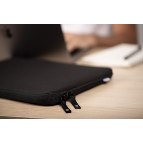 Housse Éco-Responsable pour MacBook Air 15 - Basics ²Life Noir/Blanc