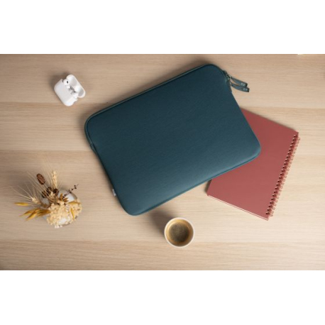 Housse MacBook Air 15 Basics ²Life - Étui Vert/Blanc