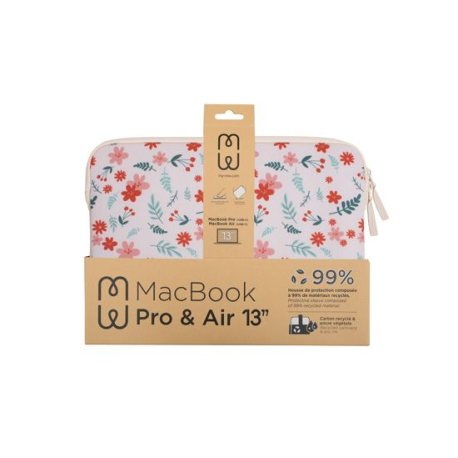 Housse MacBook Pro/Air 13 Basics ²Life Flower Bomb