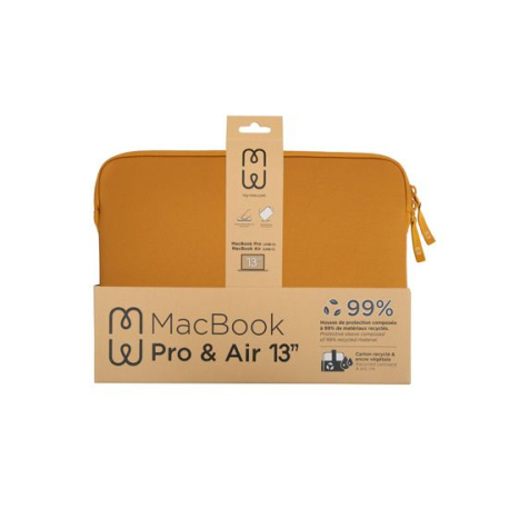 Housse ²Life Basics MacBook Pro/Air 13 Jaune/Blanc