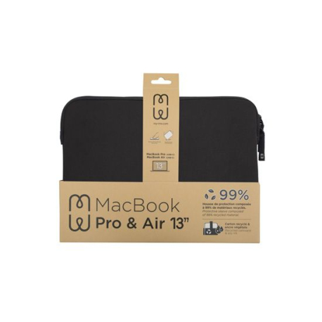 Housse Basics ²Life MacBook Pro/Air 13 Noir/Blanc