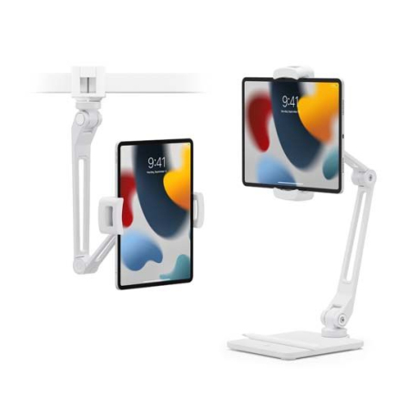 HoverBar Duo (2nd Gen) White - Adjustable Arm for iPad