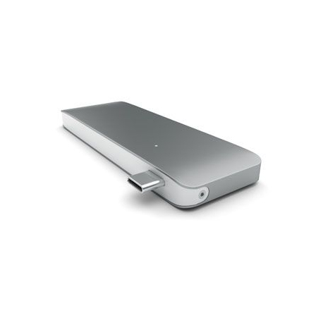 Type-C Hub Space Grey for Charging and Devices Simultaneously