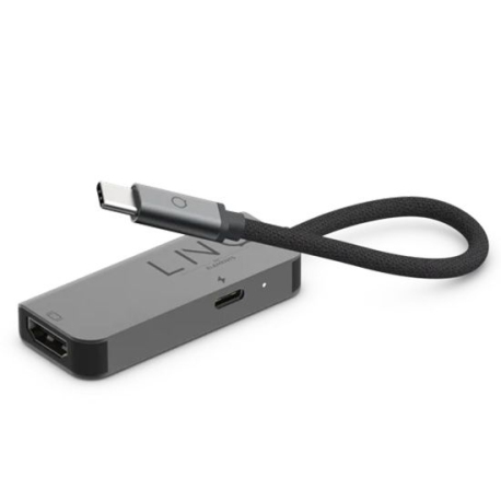 2-in-1 USB-C Hub Gray