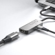 Hub USB-C 2-en-1 Gris