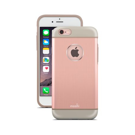 Coque iGlaze Armour Golden Rose pour iPhone 6/6S