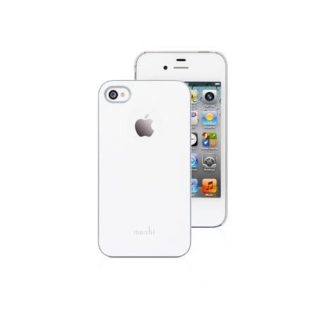 iGlaze iPhone 4/4S Blanc - Coque de Protection Minimaliste