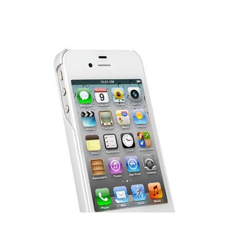 iGlaze iPhone 4/4S Blanc - Coque de Protection Minimaliste