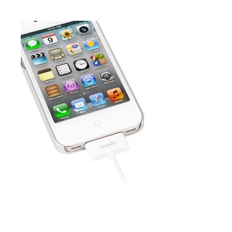 iGlaze iPhone 4/4S Blanc - Coque de Protection Minimaliste