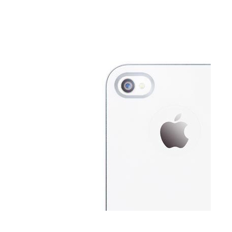 iGlaze iPhone 4/4S Blanc - Coque de Protection Minimaliste