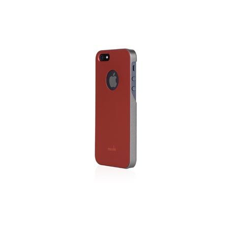 Coque iGlaze iPhone 5/5S/SE Rouge : Protection Minimaliste pour Votre Appareil