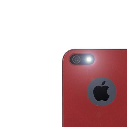 Coque iGlaze iPhone 5/5S/SE Rouge : Protection Minimaliste pour Votre Appareil