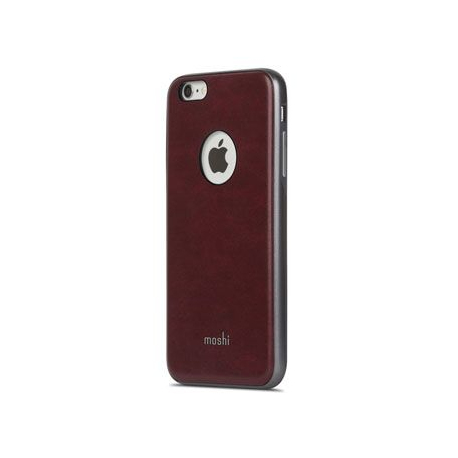 iGlaze Napa Rouge Bourgogne : Coque Cuir Vegan pour iPhone 6 Plus/6S Plus