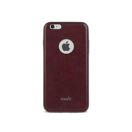 iGlaze Napa Rouge Bourgogne : Coque Cuir Vegan pour iPhone 6 Plus/6S Plus