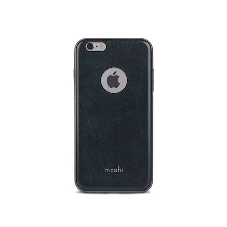 Coque iGlaze Napa en cuir vegan pour iPhone 6 Plus/6S Plus - Bleu Minuit