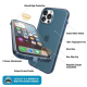 Coque Influence iPhone 13 Pro Max Bleu avec Compatibilité MagSafe