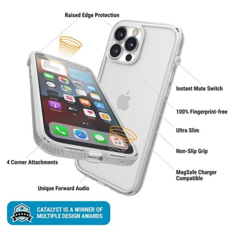 Durable iPhone 13 Pro Max Clear Case with Strap Compatibility