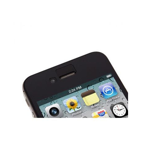 iVisor AG iPhone 4 Noir (v2) - Protection Écran pour iPhone 4 et 4S