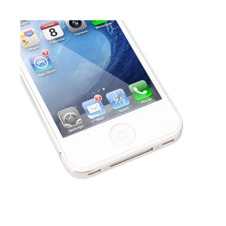 iVisor XT iPhone 4/4S Blanc - Protection écran