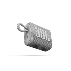 JBL Go 3 White: Portable Bluetooth Speaker