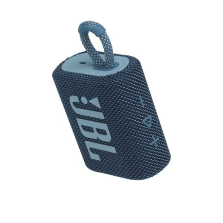 JBL Go 3 - Mini Enceinte Bluetooth Bleu Audacieuse