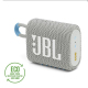 JBL Go 3 Eco Blanc - Compact Portable Bluetooth Speaker