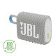 JBL Go 3 Eco Blanc - Compact Portable Bluetooth Speaker