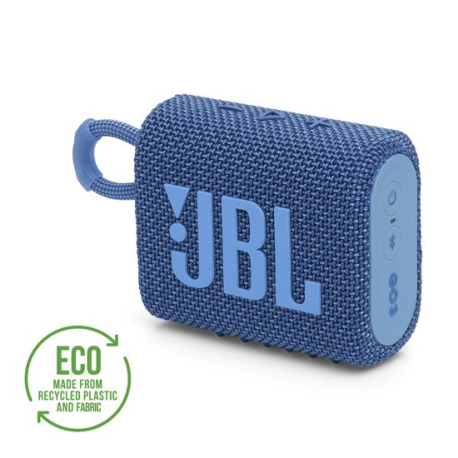 JBL Go 3 Eco Blue: Bold Sound, Anytime, Anywhere