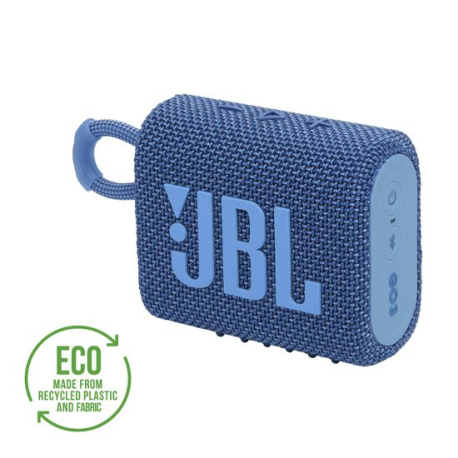 JBL Go 3 Eco Bleu : Son Audacieux, Partout et à Tout Moment