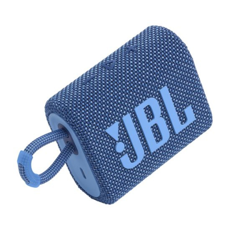 JBL Go 3 Eco Bleu : Son Audacieux, Partout et à Tout Moment