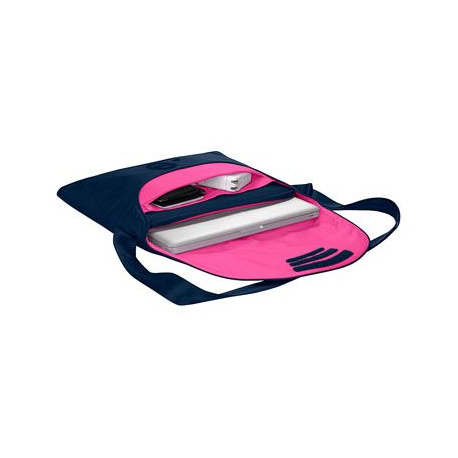 Sac à bandoulière LA garde robe Marine Pink pour MacBook Pro 13