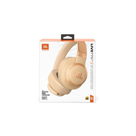 JBL Live 770NC BT Casque Anti-bruit - Beige