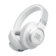 JBL Live 770 NC BT Blanc : Casque Bluetooth Anti-bruit