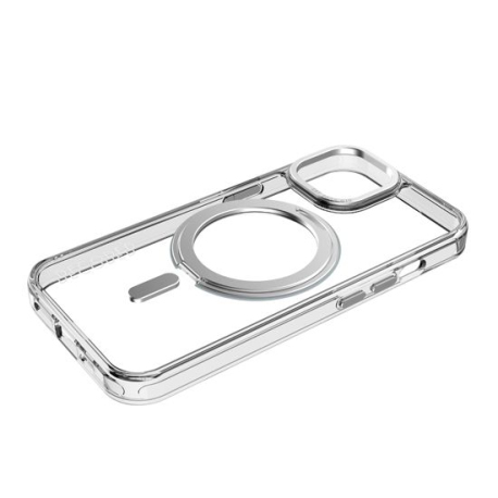 MagSafe Loop Stand Case for iPhone 15 - Eco-Friendly Clear Design