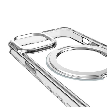 MagSafe Loop Stand Case for iPhone 15 - Eco-Friendly Clear Design