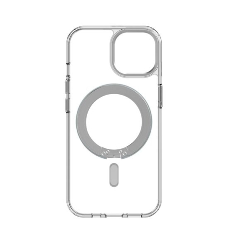 MagSafe Loop Stand Case for iPhone 15 - Eco-Friendly Clear Design