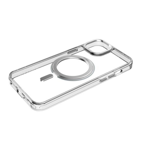 Recycled Plastic Loop Stand iPhone 15 Plus Clear Case