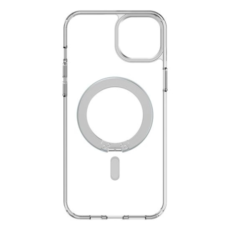 Recycled Plastic Loop Stand iPhone 15 Plus Clear Case