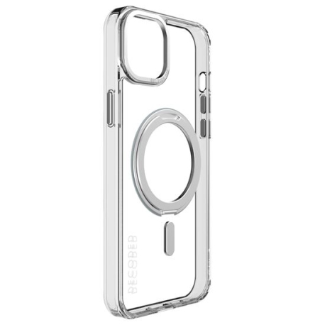 Coque Loop Stand Plastique Recyclé iPhone 15 Plus Transparente