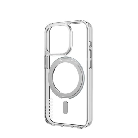 Loop Stand Plastique Recyclé iPhone 15 Pro Clear