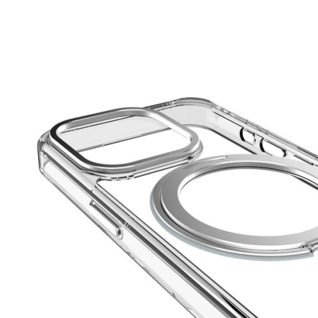 Loop Stand Plastique Recyclé iPhone 15 Pro Clear