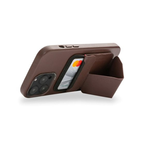 MagSafe Card/Stand Sleeve - Brown