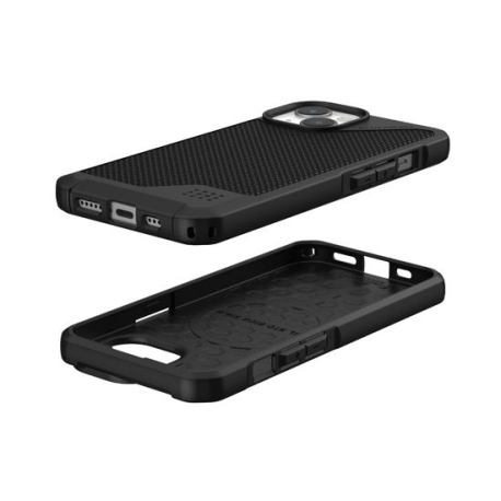 Metropolis LT MagSafe Case for iPhone 15/14 - Black Kevlar