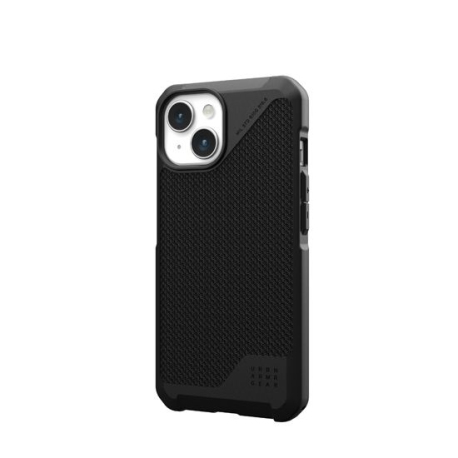 Metropolis LT MagSafe Case for iPhone 15/14 - Black Kevlar