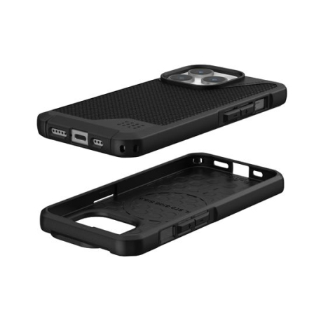 Coque Metropolis LT MagSafe iPhone 15 Pro Max - Kevlar Noir