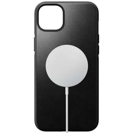 Coque Modern Horween MagSafe iPhone 14 Noir