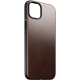 Coque iPhone 14 Plus MagSafe en Cuir Horween Moderne - Marron