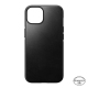 Modern Horween MagSafe iPhone 14 Plus Case in Black